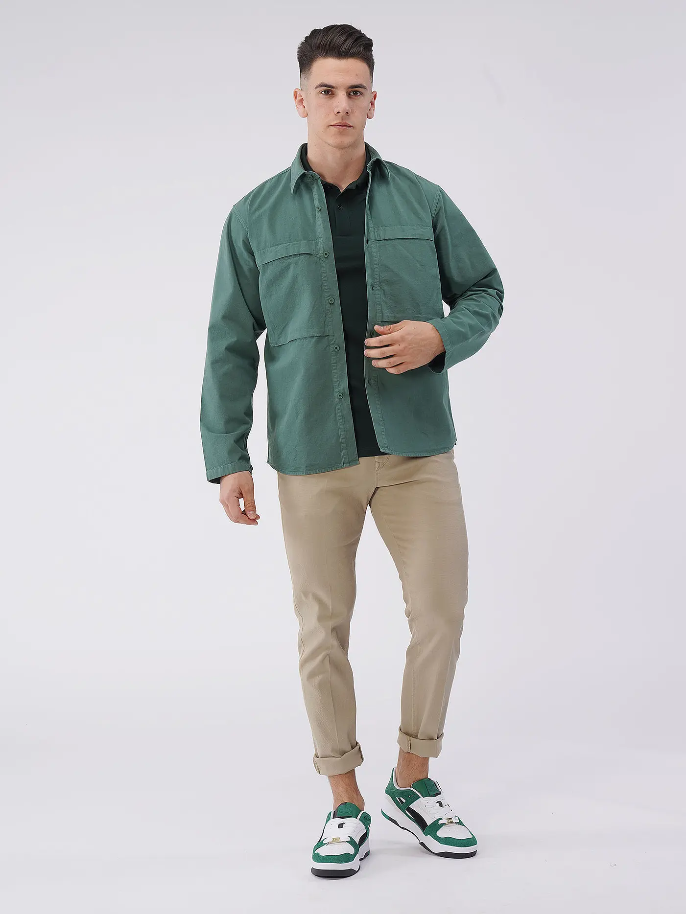 BOSS | Poloshirt Regular Fit PALLAS | grün